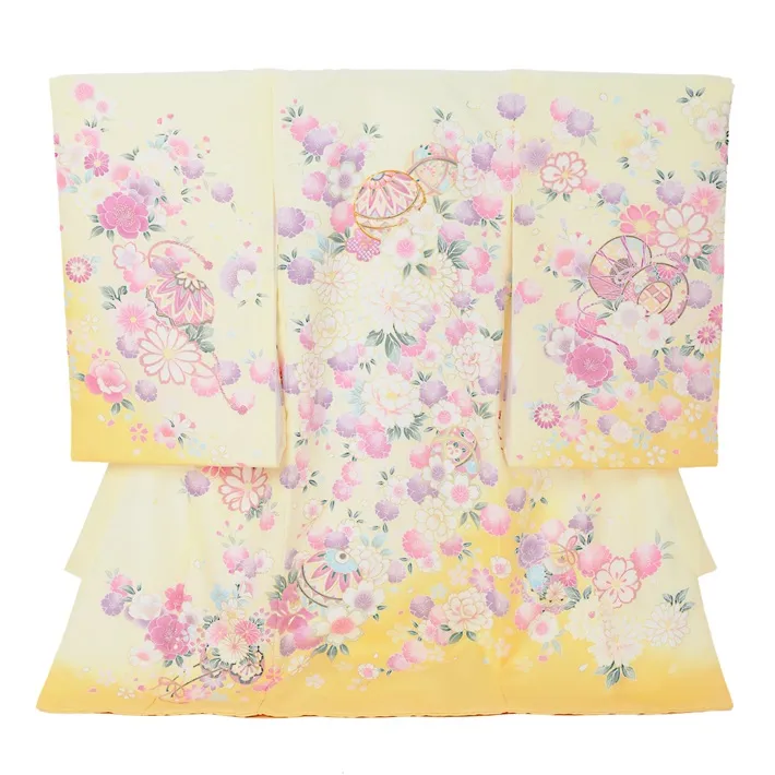 お宮参り女の子　産着 お初着 百日記念 8AM40