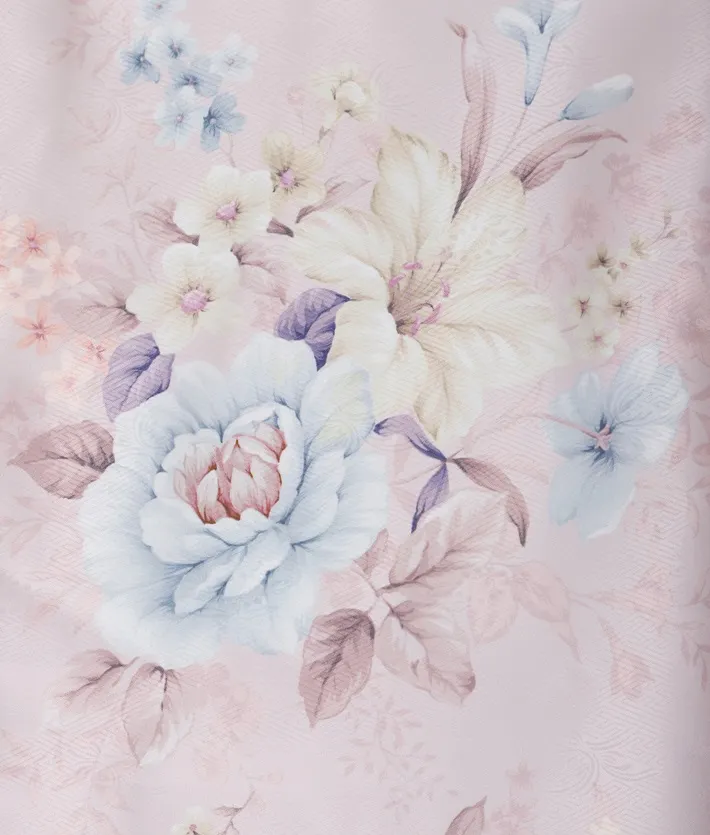 三歳女児被布セット薄赤紫 薄ベージュ被布 8AP3298