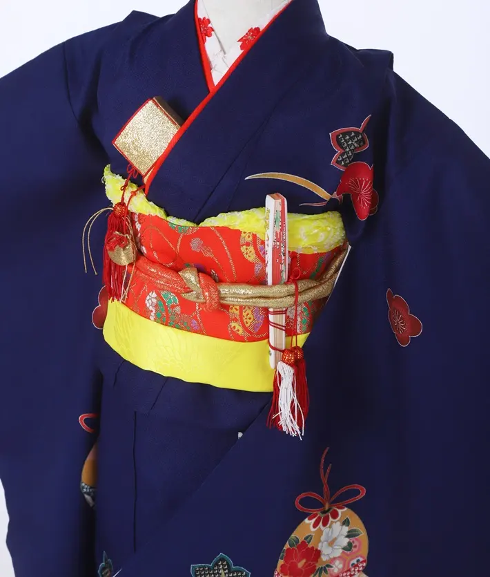 七五三ﾚﾝﾀﾙ（7歳） 青 手毬 8AP7146