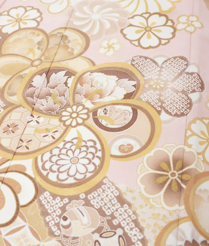 七五三ﾚﾝﾀﾙ（7歳） くすみピンク レトロ 8AP7196