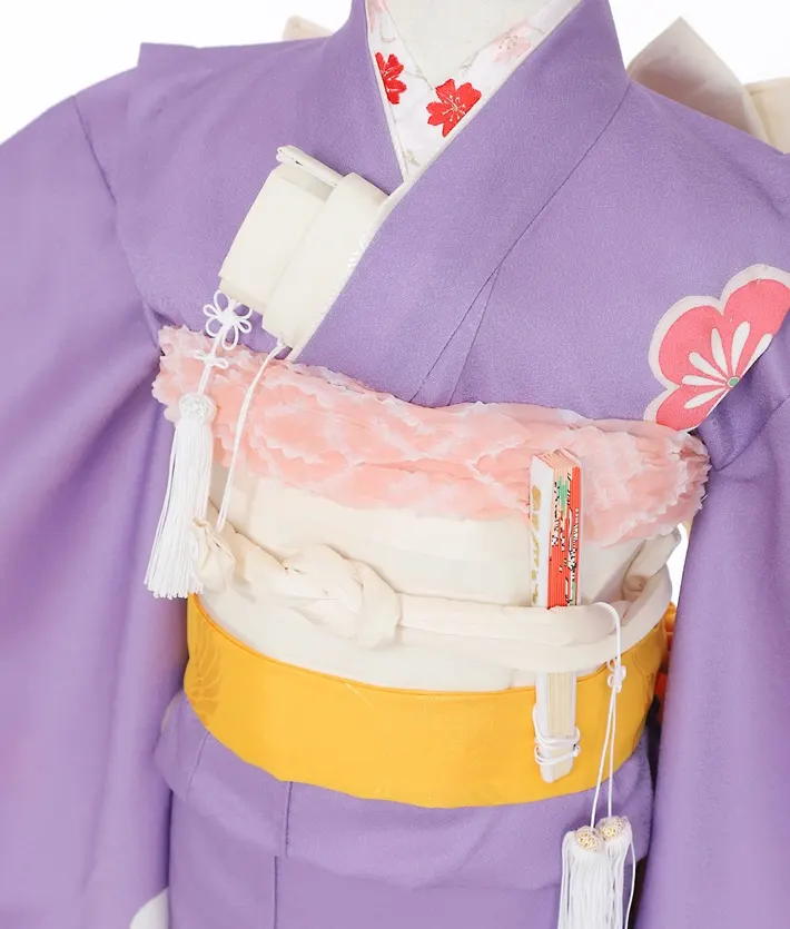 七五三ﾚﾝﾀﾙ（7歳）古典柄 紫 8AP7198