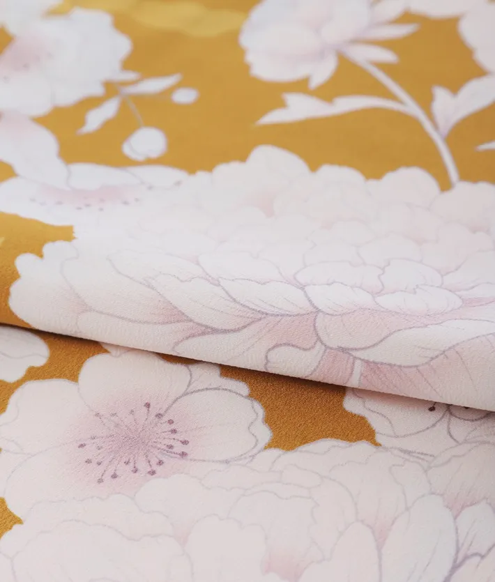 七五三ﾚﾝﾀﾙ（7歳）山吹色 カラシレトロ 8AP7203