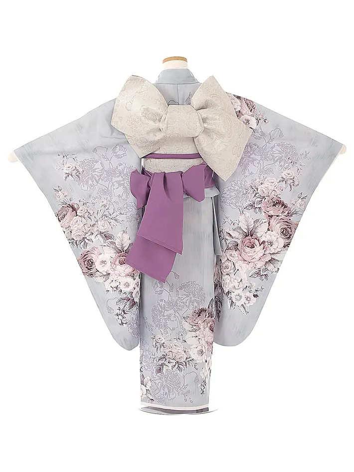 七五三 7歳女児 JILL STUART グレー 薔薇 8AP7210