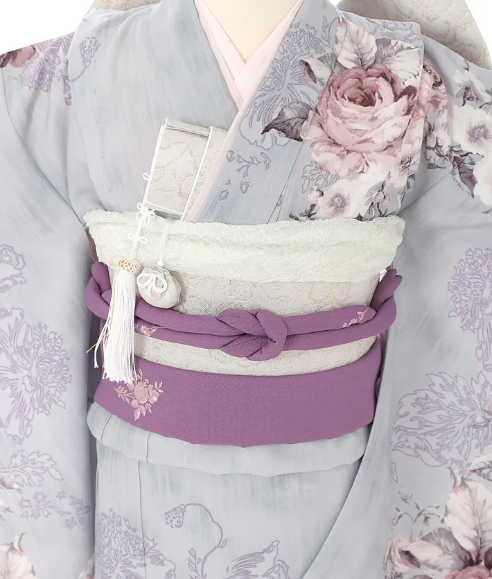 七五三 7歳女児 JILL STUART グレー 薔薇 8AP7210