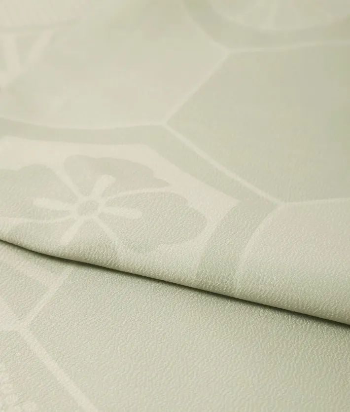 ｼﾞｭﾆｱ用紋付袴ｾｯﾄﾚﾝﾀﾙ グリーンベージュ 8AQL52