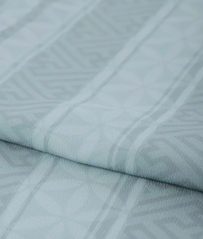 ｼﾞｭﾆｱ用紋付袴ｾｯﾄﾚﾝﾀﾙ 青 グレー 8AQL54