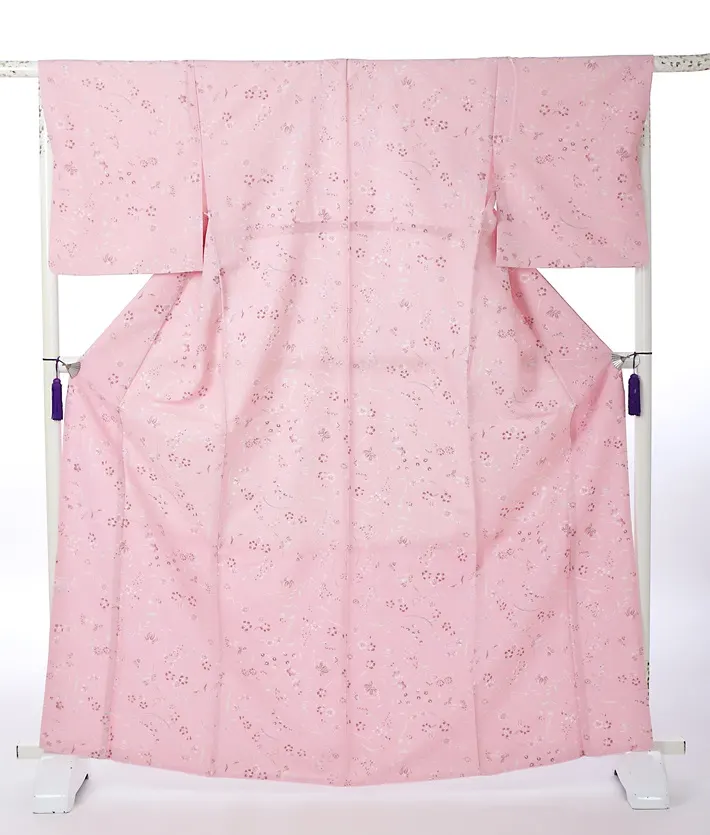 小紋 ﾚﾝﾀﾙ ピンク8CT655