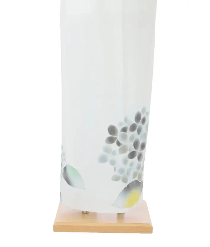 夏用訪問着レンタル 絽 百華 白 紫陽花 8DT0012