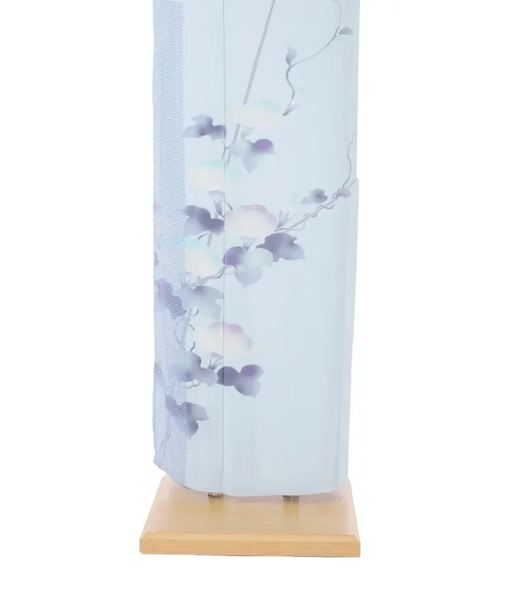 夏用訪問着レンタル 絽 百華 水色 蔦 8DT0013