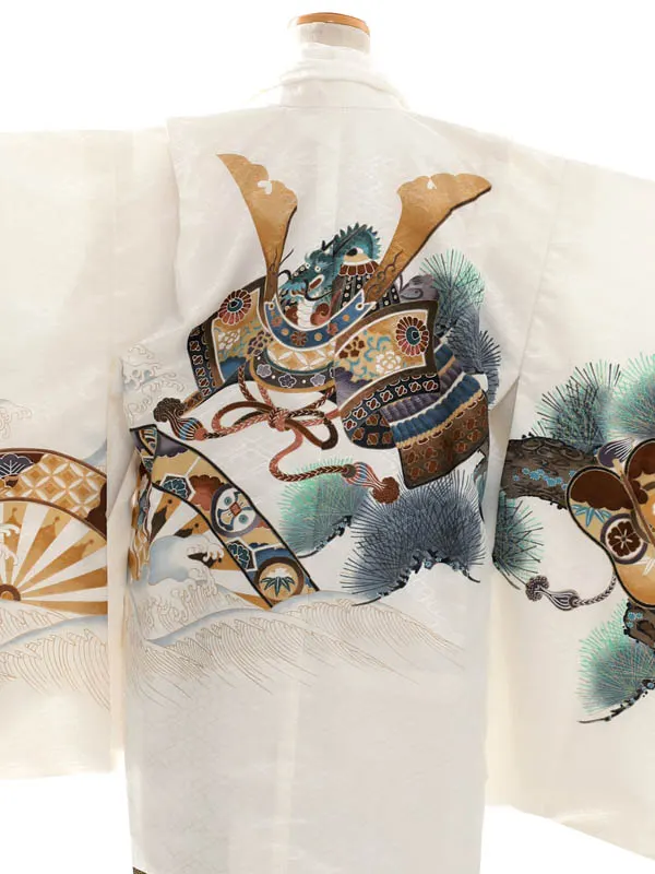 かんたん七五三(5才男児)5090　白　袴簡易タイプ