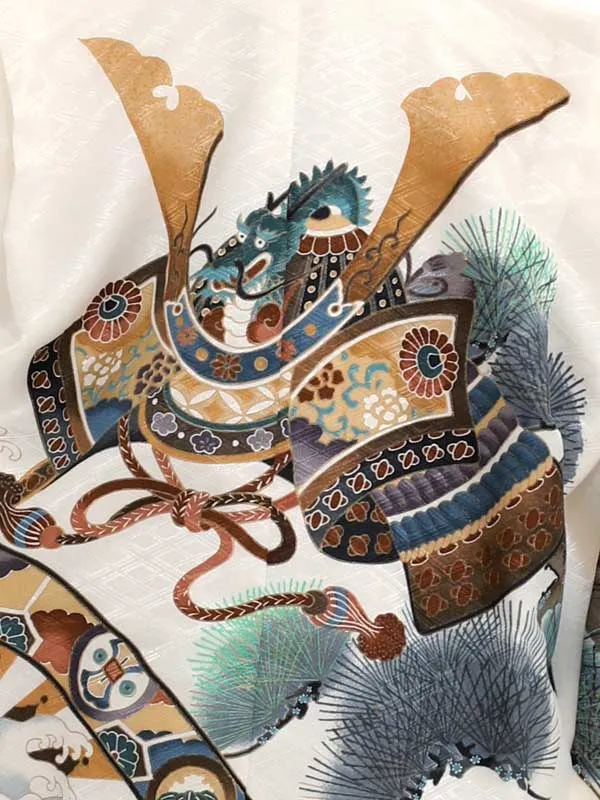 かんたん七五三(5才男児)5090　白　袴簡易タイプ