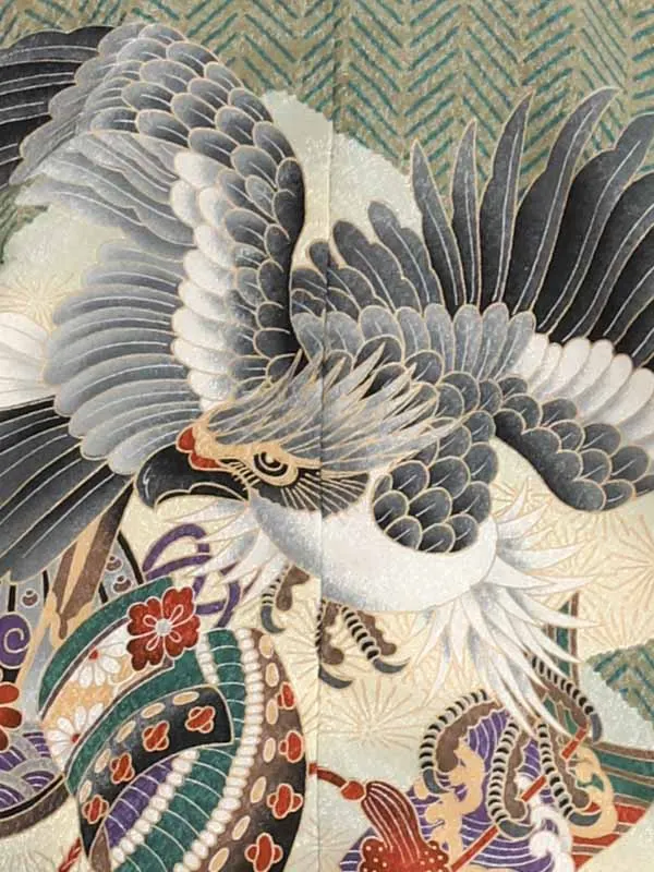 かんたん七五三(5才男児)5133　　　モスグリーン　袴簡易タイプ