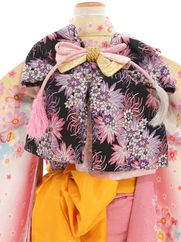 七五三(7才女児)7124　ナガタモエ　ピンク