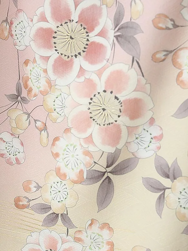 振袖0268 薄ピンク 桜 UNSODO