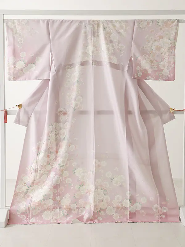 訪問着0073  薄ピンク  桜
