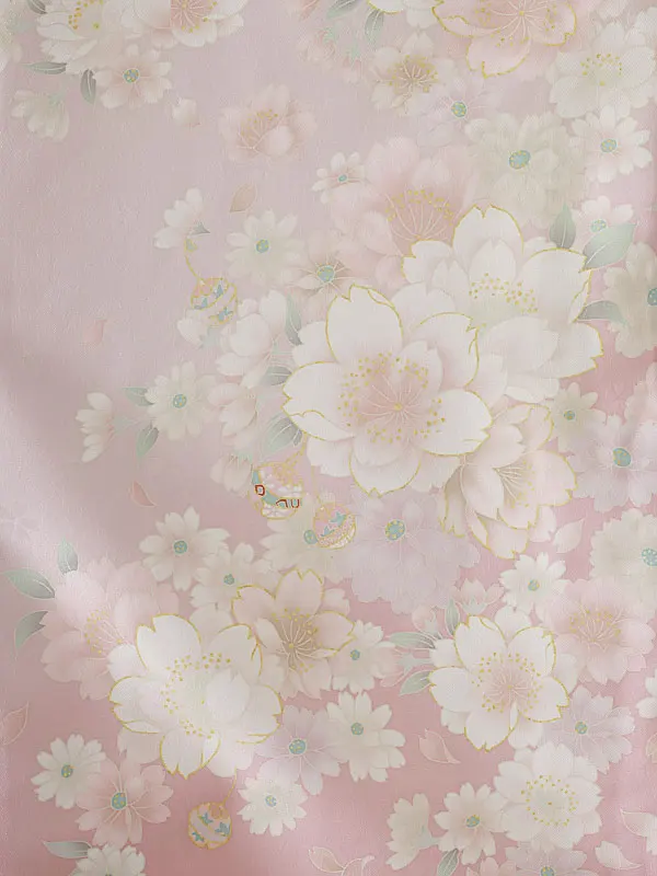 訪問着0073  薄ピンク  桜