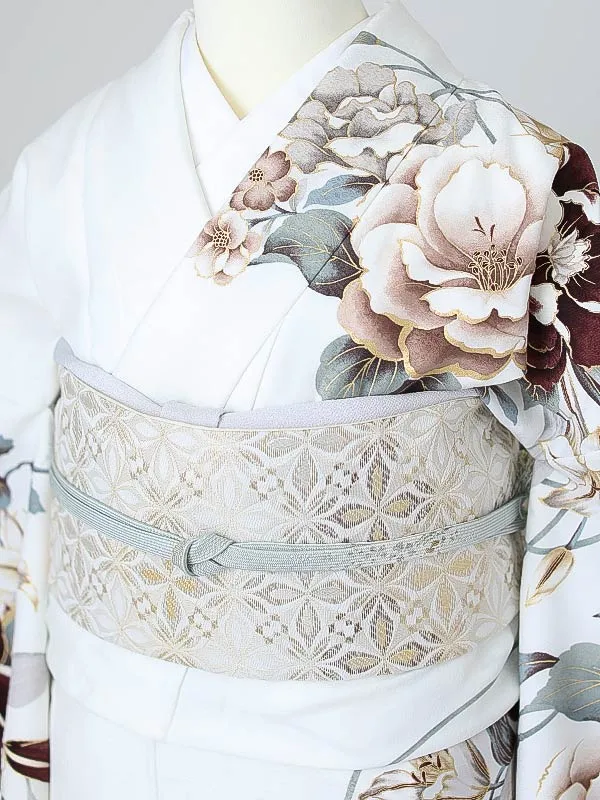 訪問着0092 白 洋花