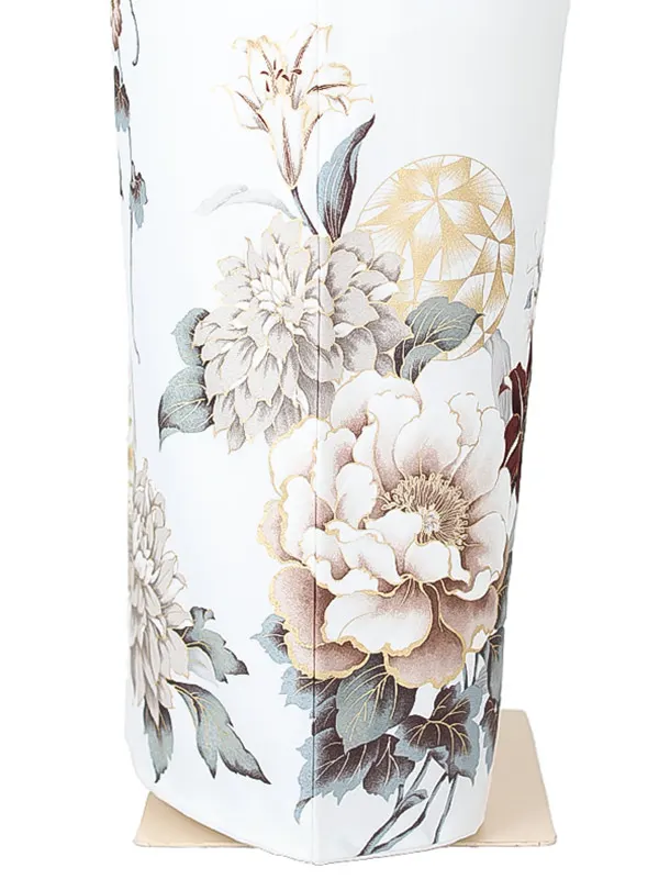 訪問着0092 白 洋花