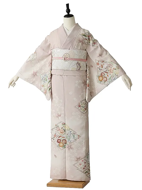 訪問着0093 薄ピンク 桜 華徒然