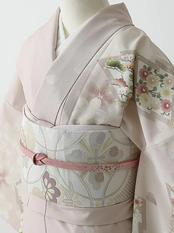 訪問着0096 薄ピンク 桜 トールサイズ 華徒然