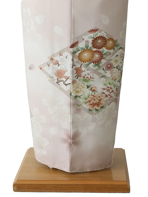 訪問着0096 薄ピンク 桜 トールサイズ 華徒然
