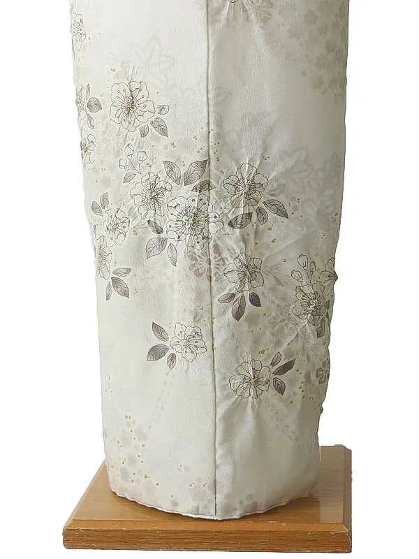 訪問着0097 クリーム 辻が花