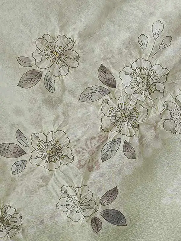 訪問着0097 クリーム 辻が花