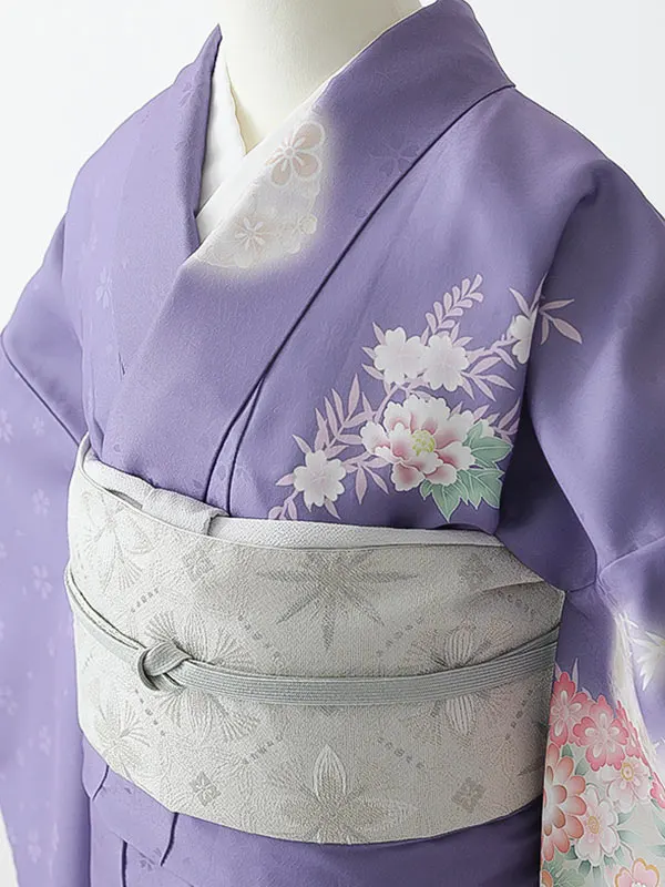 訪問着0101 紫 梅 トールサイズ 広幅 式部浪漫