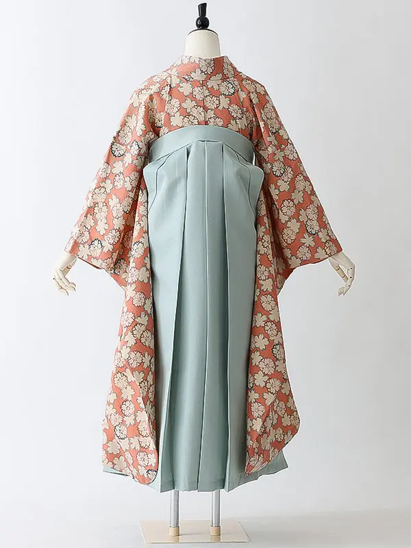 女性袴0796 【振袖袴セット】ピンク 桜 正絹