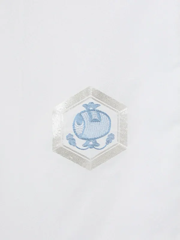 男児産着0175 白 鷹 兜