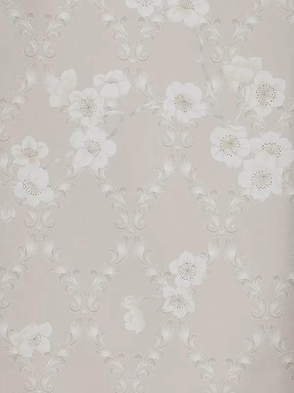 女児産着0173 ベージュ 洋花 くすみ KAGURA