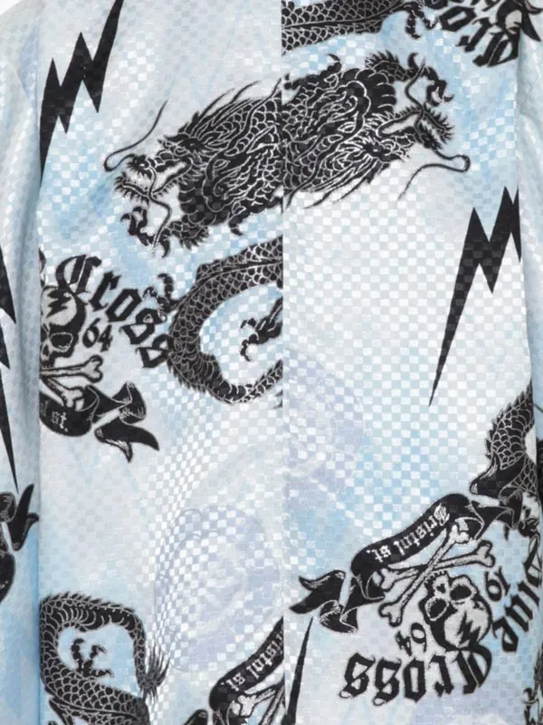 七五三レンタル（3男袴）3252 水色 龍