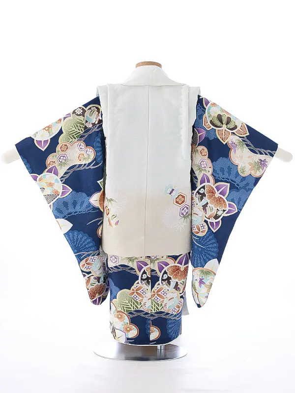 七五三レンタル（3男袴）3254 紺 松 橘