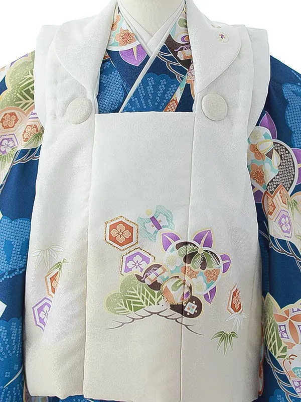 七五三レンタル（3男袴）3254 紺 松 橘