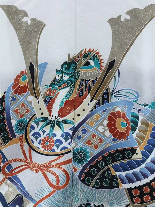 七五三（5男袴）5381  白 兜 松 軍配