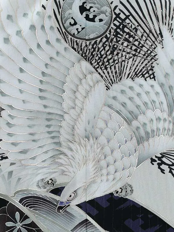 七五三（5男袴）5385  白 鷹 龍 ジャパンスタイル