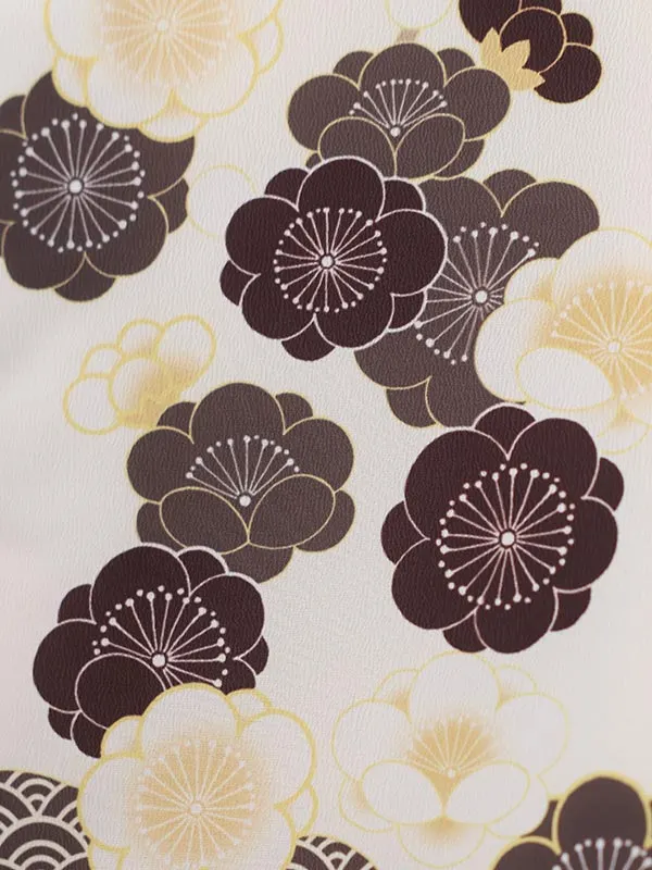 七五三（5男袴）5398  からし クリーム 梅 松