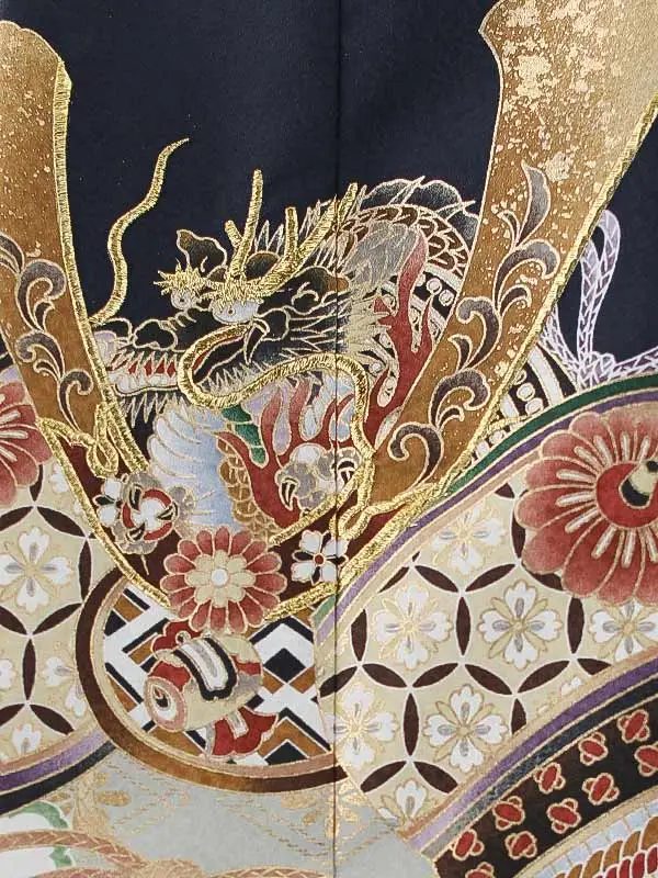 七五三（5男袴）5409 紺 兜 松