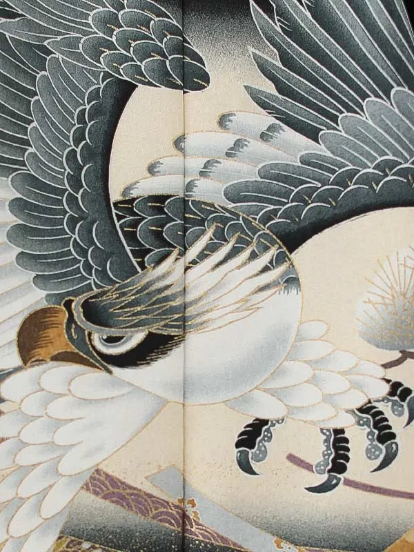 七五三（5男袴）5410 黒 鷹 松 熨斗
