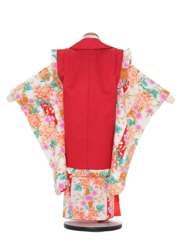 七五三レンタル（3女被布）3327  ﾌﾘﾙ 乱菊