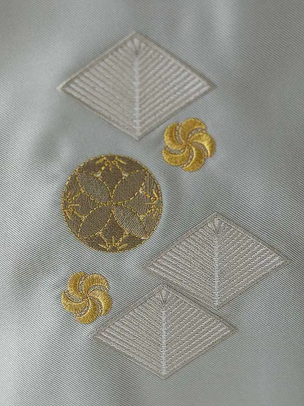 小学校卒業式ジュニア袴男0098 紺 家紋 亀甲 小町kids