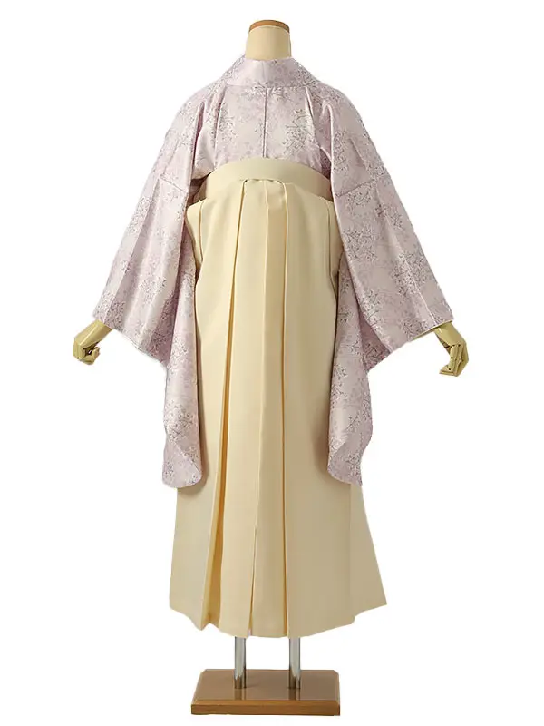 小学校卒業式ジュニア袴女0217 薄ピンク 小花模様