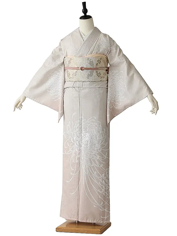 訪問着(夏)0005 ベージュ 乱菊