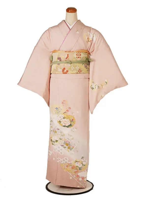 訪問着923ピンク