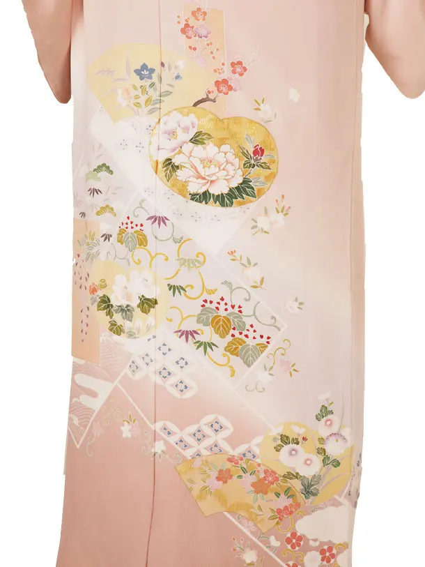 訪問着923ピンク