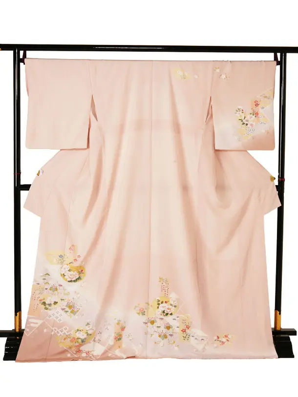 訪問着923ピンク