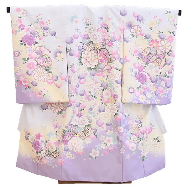 産着女児081うす紫/花かご