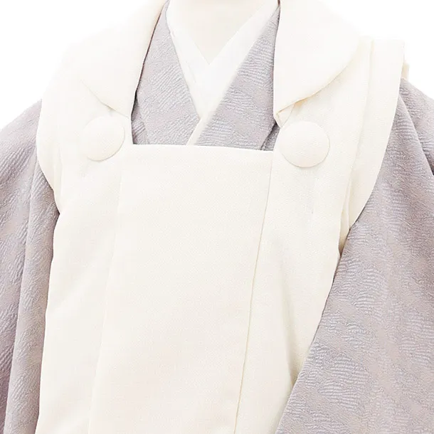 七五三(2歳男の子/被布)A33Q クリーム×グレーチェック