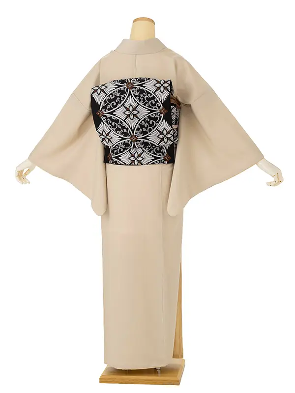 【ｺｰﾃﾞ】色無地レンタル ADD0311 ベージュ