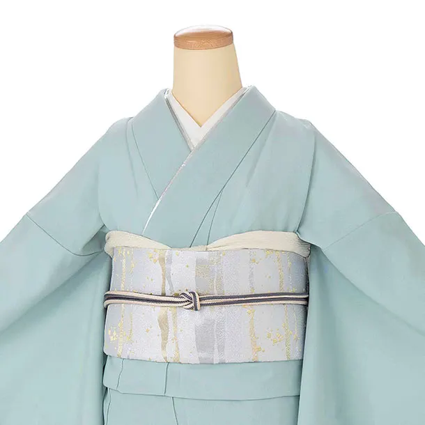 【ｺｰﾃﾞ】色無地レンタル ADD0314 水色